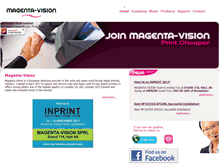 Tablet Screenshot of magenta-vision.com